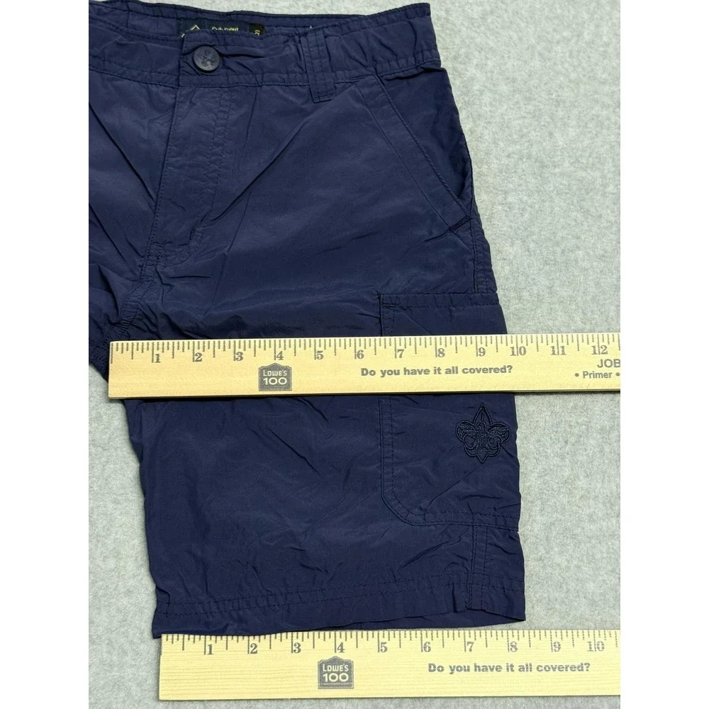 Boy Scouts Of America‎ Shorts Boys 10 Blue Cargo Hiking Nylon Outdoor Scout